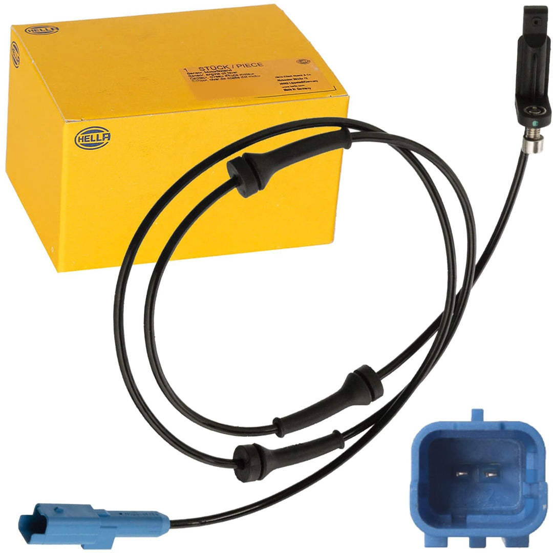 HELLA 6PU 012 806-701 Sensor, Raddrehzahl - 2-polig - Vorderachse beidseitig - Kabel: 1165mm