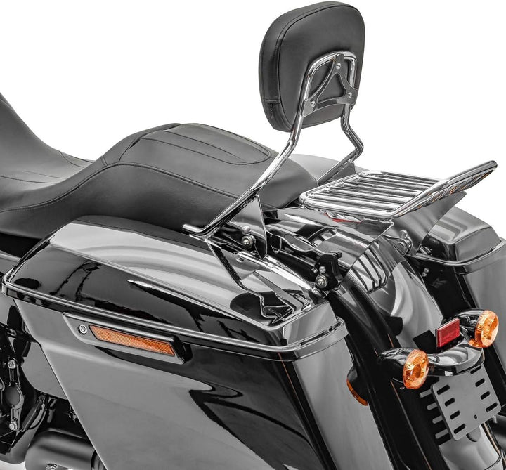 Sissybar + Gepäckträger W1 für Harley Davidson Street Glide Special 15-19 chrom
