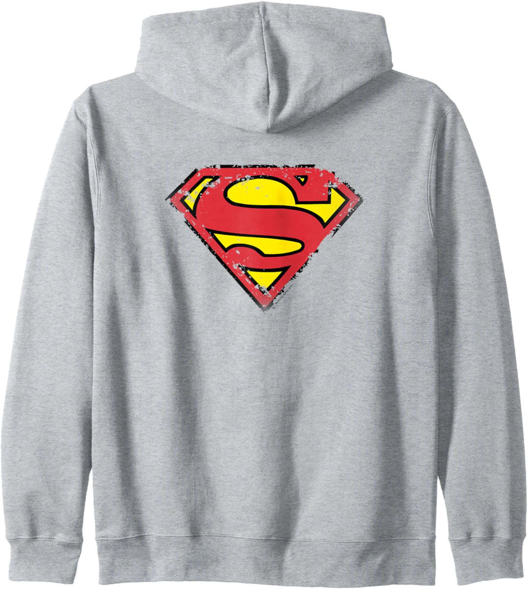 Superman Distressed Shield Kapuzenjacke