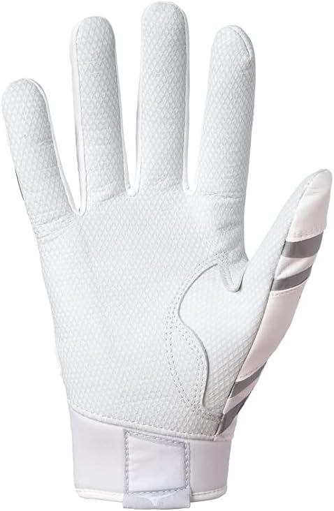 Mizuno Herren B-303 Schlaghandschuh XL weiss-silber, XL Weiss/Silber
