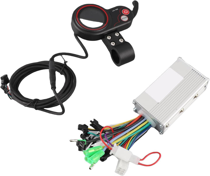 Alomejor E-Bike Controller Kit, Elektroroller-Controller mit LCD-Display und Schaltschalter (Univers