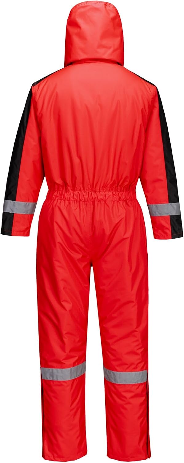 Portwest Winter Overall, Grösse: M, Farbe: Rot, S585RERM Rot M, Rot M