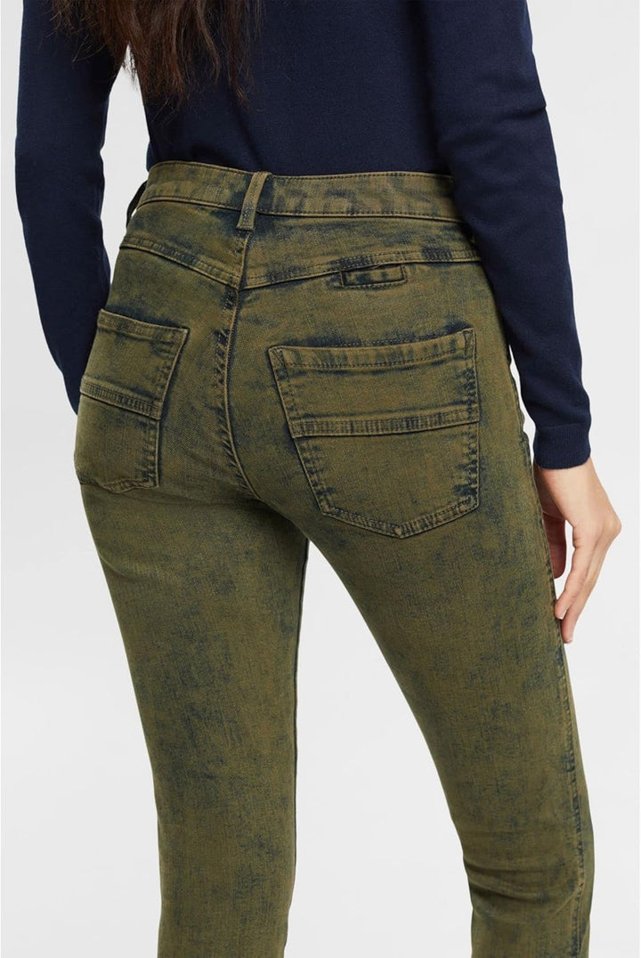 ESPRIT Damen Hose 27W / 32L 355/Dark Khaki, 27W / 32L 355/Dark Khaki