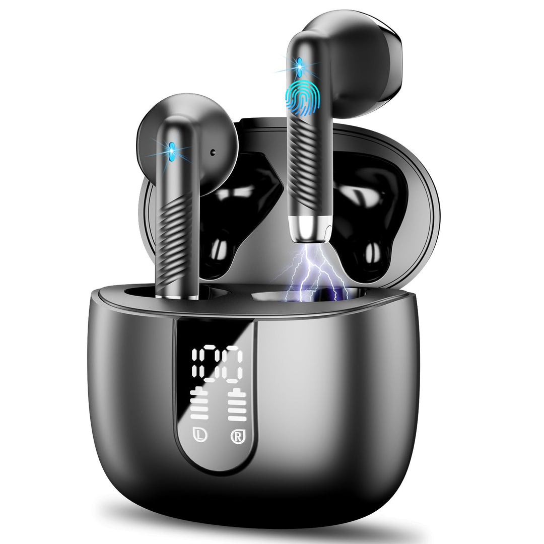 Kopfhörer Kabellos Bluetooth 5.3 In Ear mit CVC8.0 Mikrofon, 40H Kabellose Noise Cancelling Earbuds