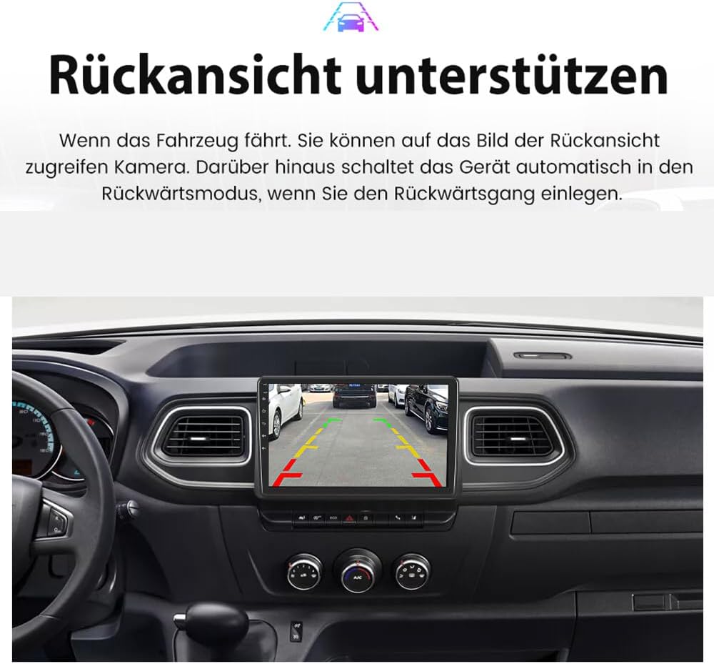 Auto Radio Autospieler GPS Navi Navigation Carplay/Android Autoradio 10 Zoll HD-Touchscreen, Ersatz