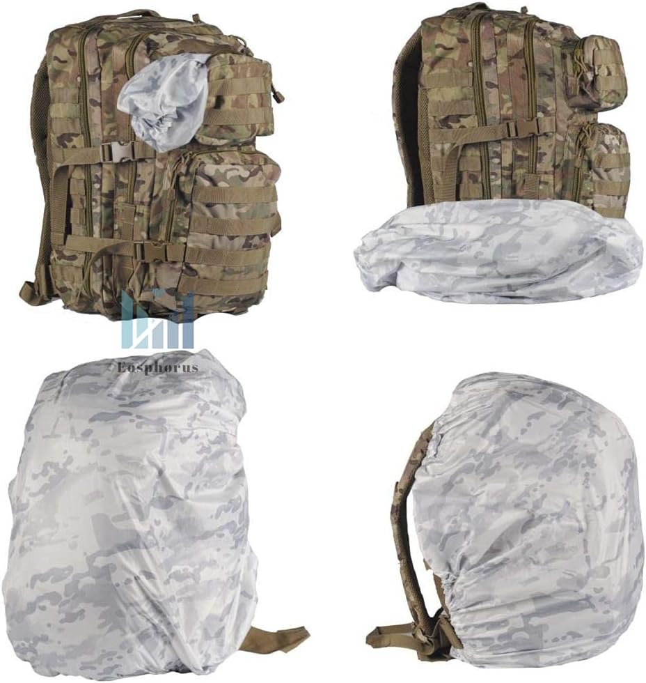 Eosphorus Multicam Alpine Wintertarnung Rucksacküberzug, Regenhüllen, Wasserabweisend, Staubdicht un