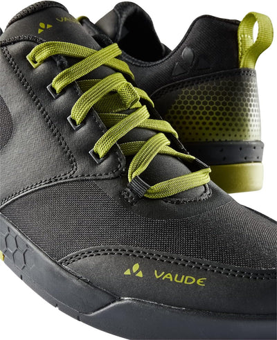 VAUDE Men's AM Moab syn. - Robuster Flatpedal Bikeschuh für Herren 45 EU Black Avocado, 45 EU Black