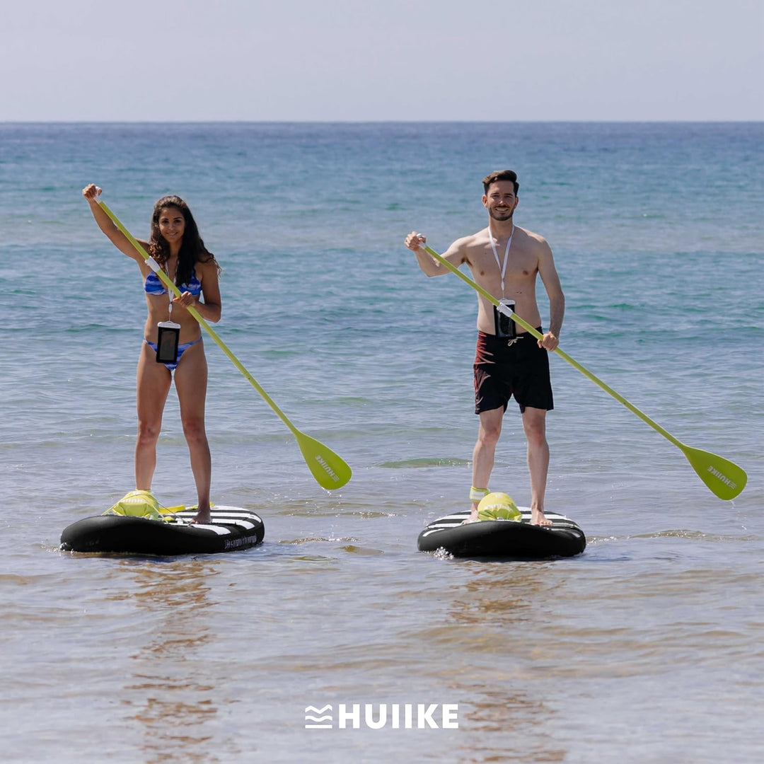 HUIIKE Stand Up Paddling Board mit Zubehör, Paddel, Finnen, Pumpe. Paddle Sup Board Aufblasbar Hohe