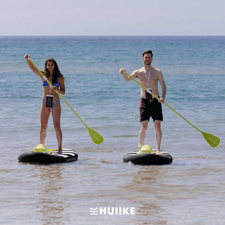 HUIIKE Stand Up Paddling Board mit Zubehör, Paddel, Finnen, Pumpe. Paddle Sup Board Aufblasbar Hohe
