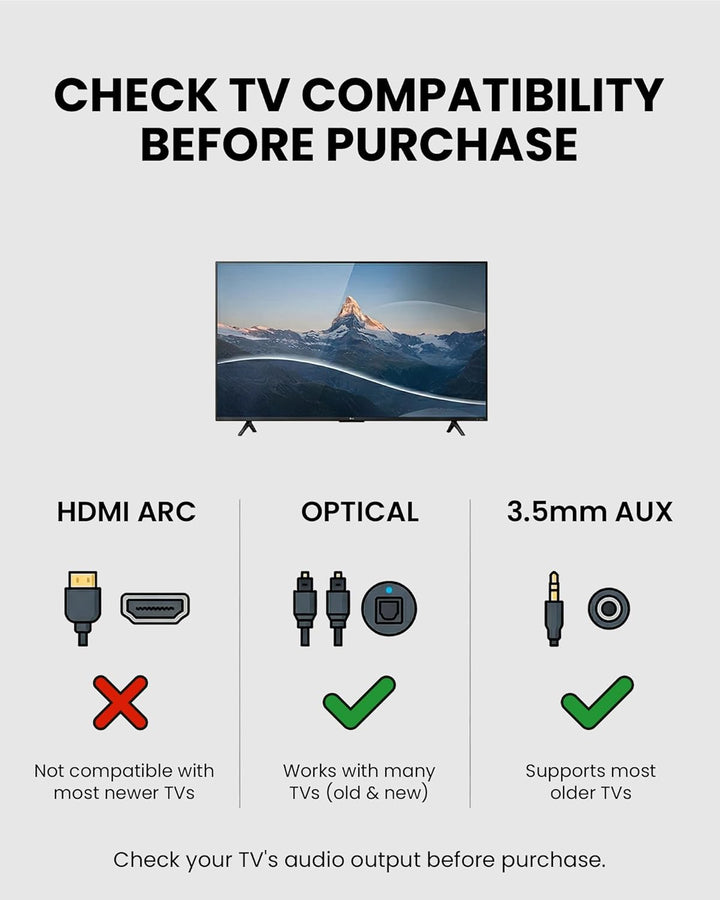 Avantree Oasis Plus 2 - Bluetooth 5.3 Transmitter Sender für TV mit Fernlautstärkeregelung für Kopfh