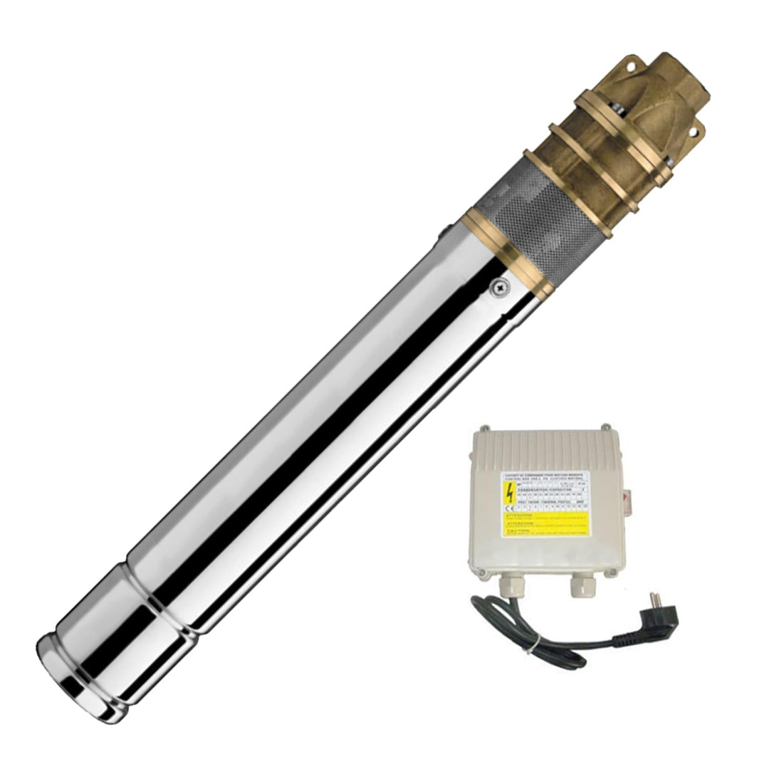 BRUNNENPUMPE TIEFBRUNNENPUMPE 3" 750Watt SANDVERTRÄGLICHE TAUCHPUMPE IMPELLERPUMPE TAUCHDRUCKPUMPE P