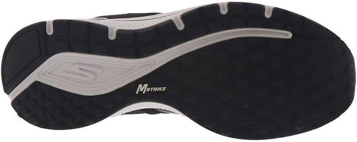Skechers Herren Running Shoes, 41 EU Black Textile Synthetic White Trim