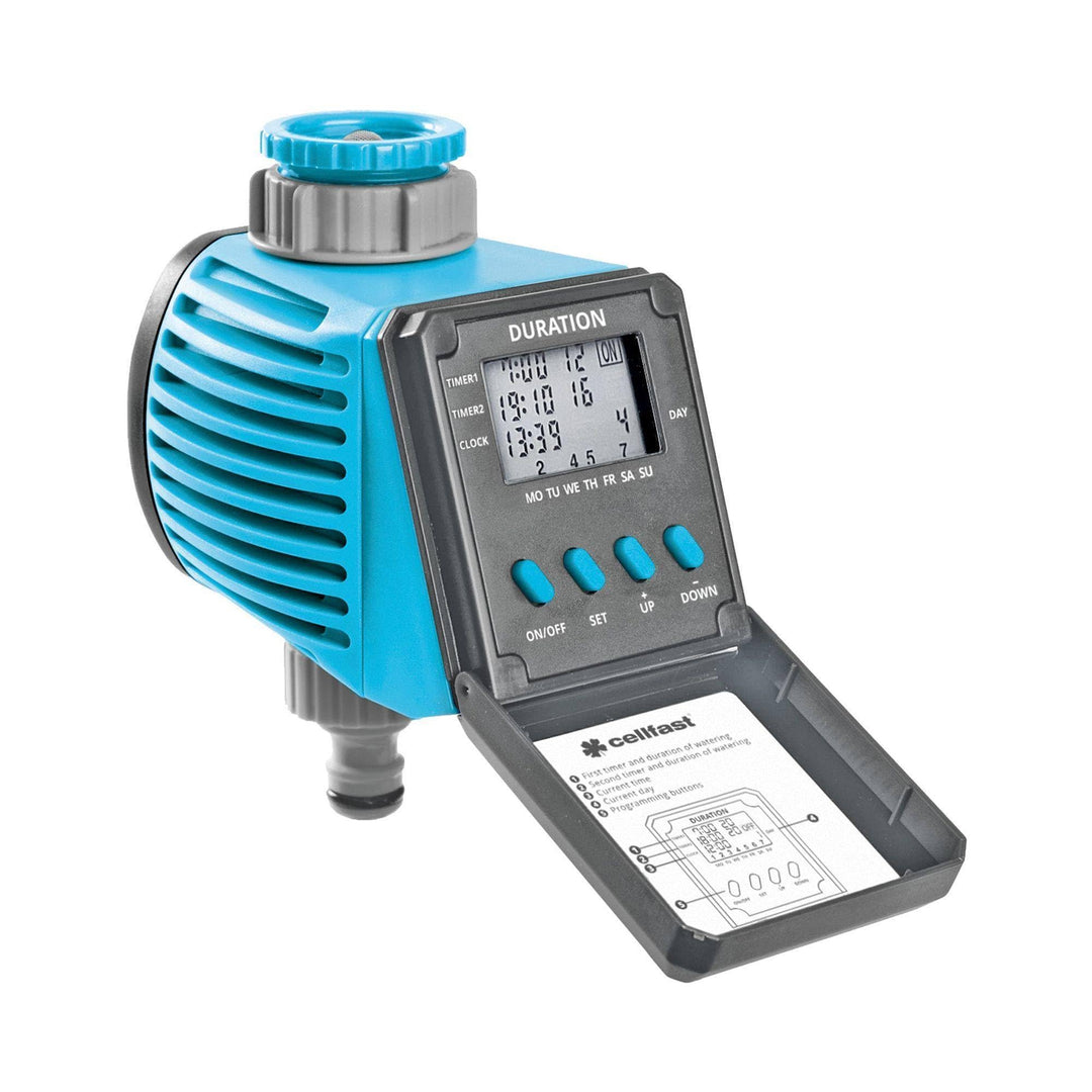 Cellfast Bewässerungscomputer, 52-095, blau, 12.5x16.5x9.5 cm, CF52-095