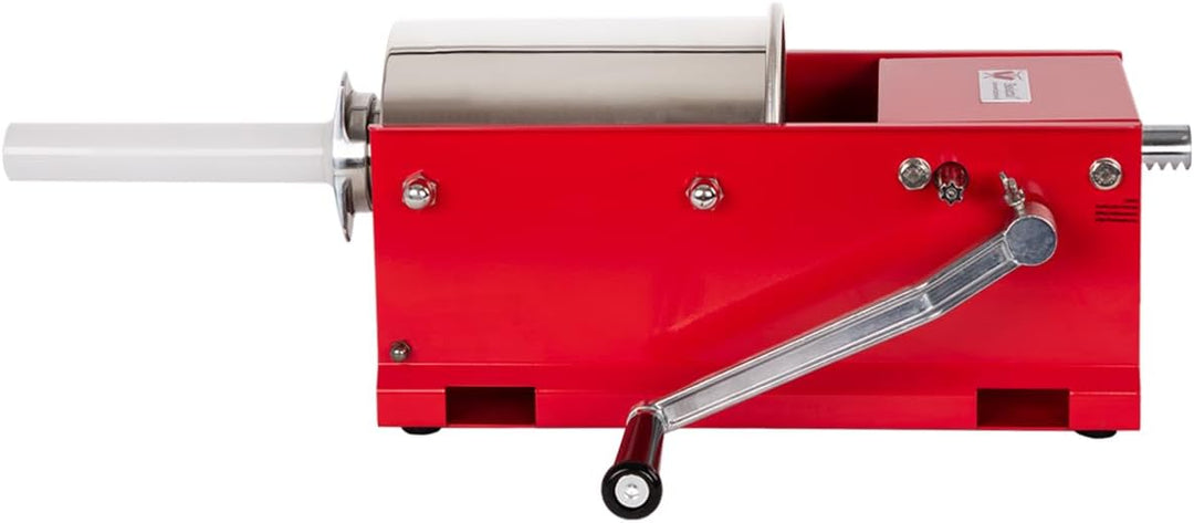 Beeketal 'MTH03' Profi Gastro Wurstfüllmaschine (3 Liter/horizontal) SGS-geprüft, Wurstfüller mit 2