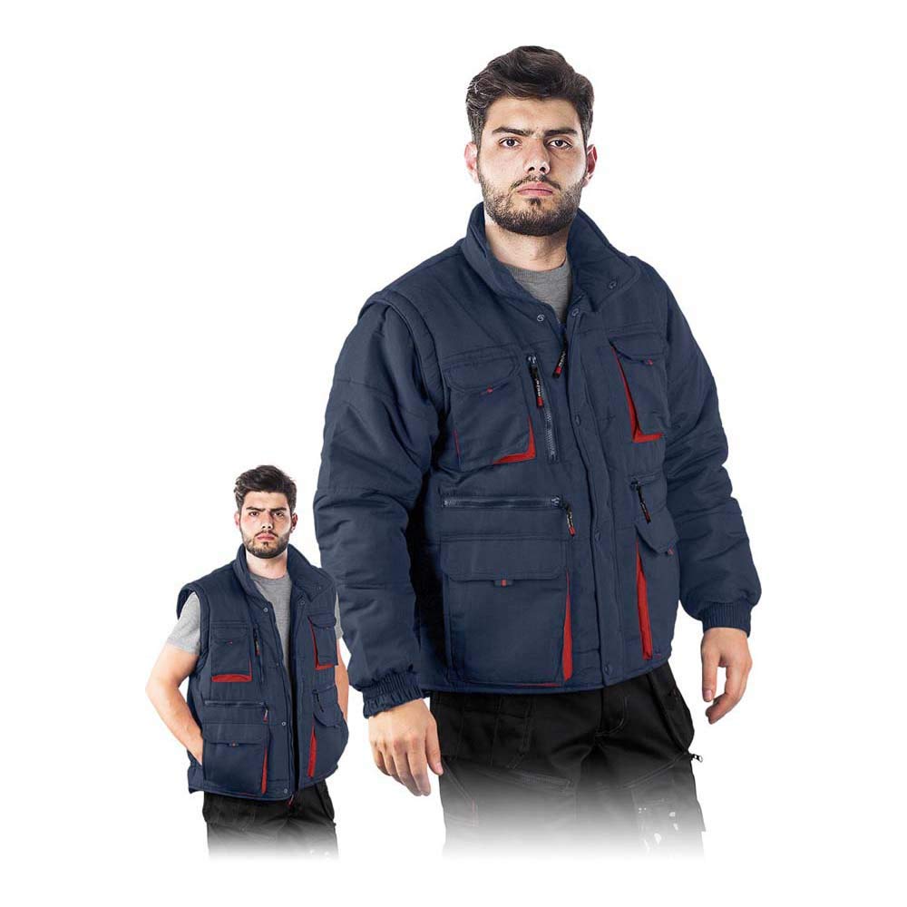 Reis Czapla2_Gcl Isolierte Schutzjacke, Dunkelblau-Rot, L Grösse