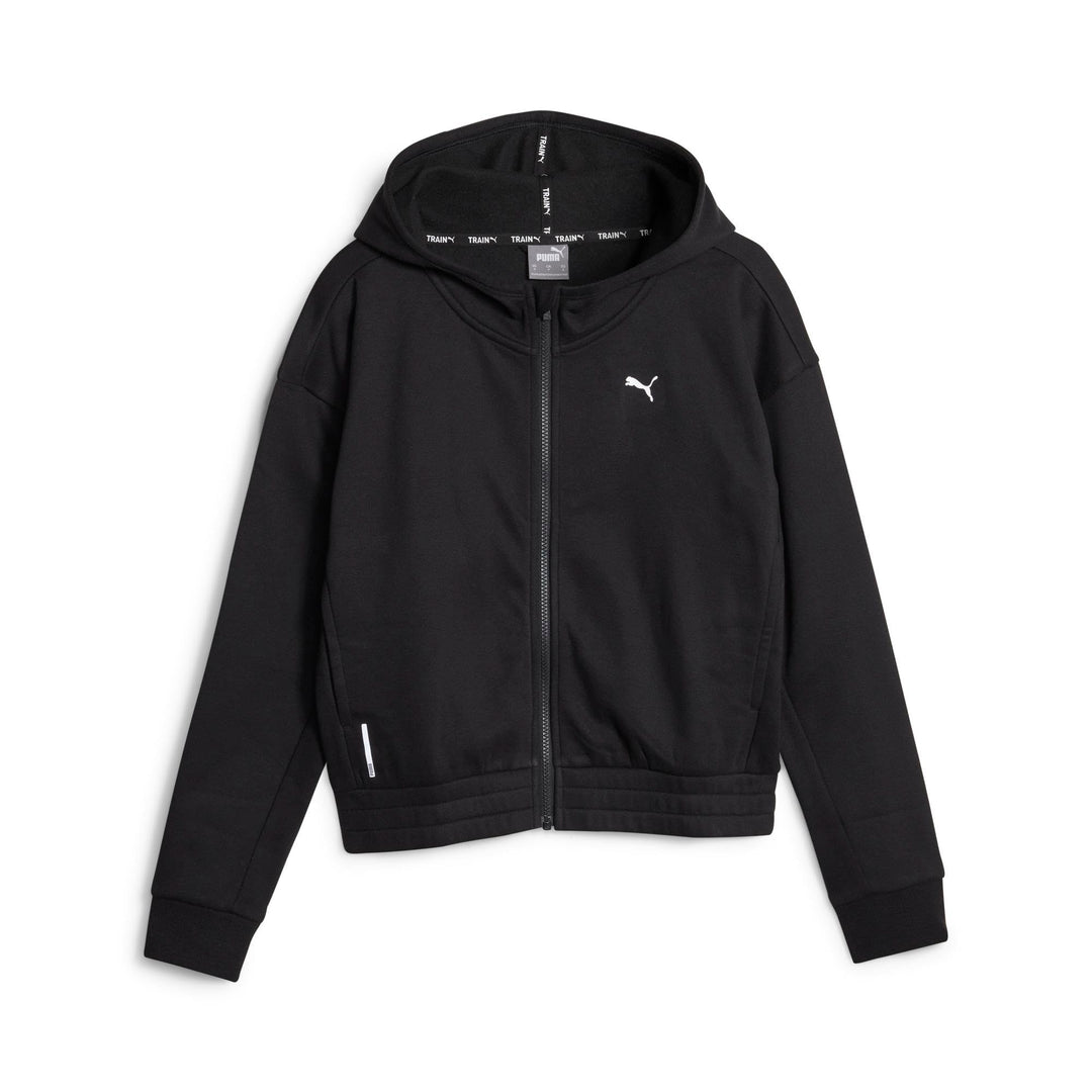 PUMA Damen Train Favorite Fleece Full Zip, Puma Schwarz