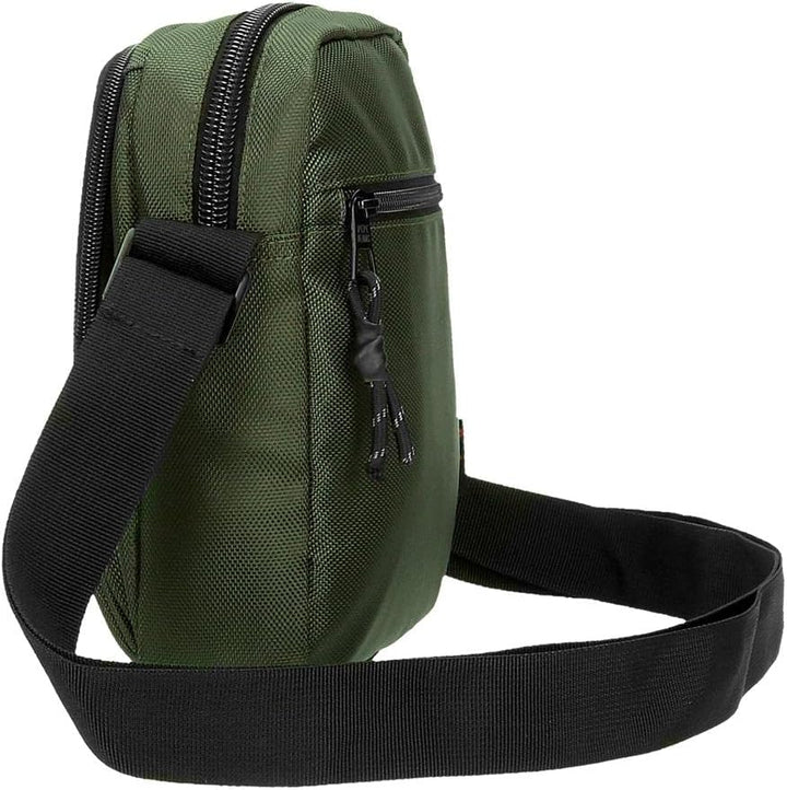 Pepe Jeans Bromley LDN Umhängetasche, mittelgross, Grün, 17 x 22 x 8 cm, Polyester mit Details aus K