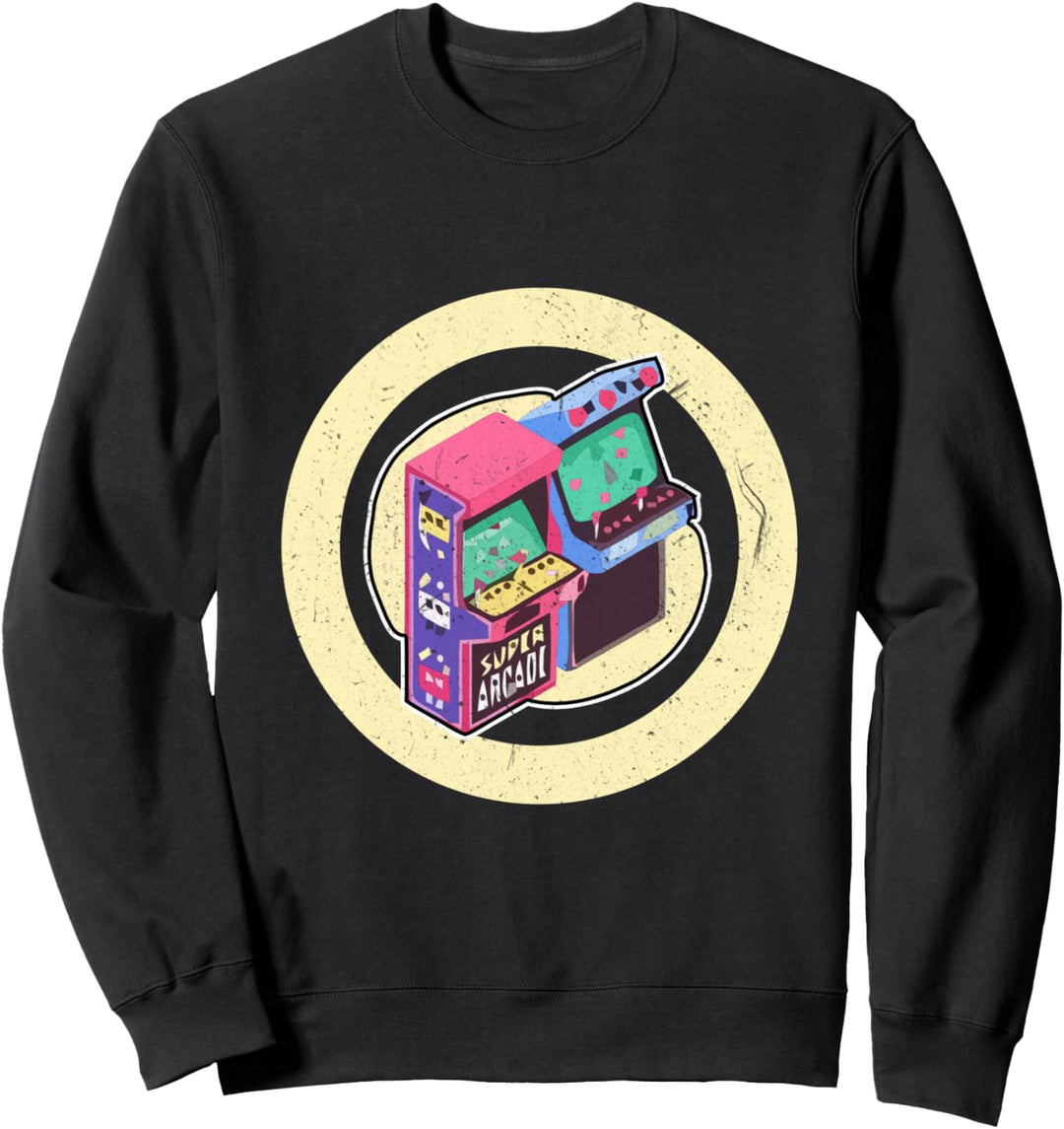 Spiele spielen Münzen einwerfen Game Over Spielen Arcade Sweatshirt