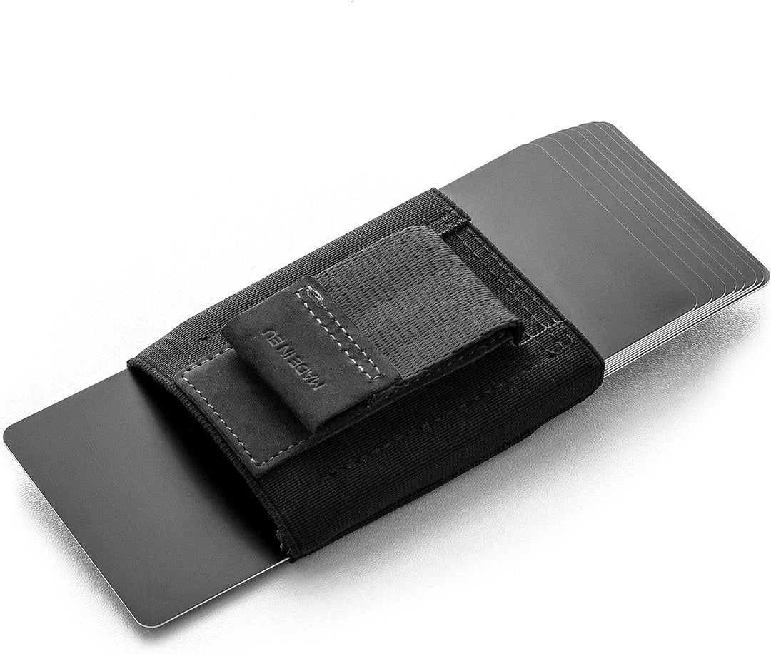Jaimie Jacobs Nano Boy Mini Wallet, Mini Geldbörse aus Textil, Kleiner Geldbeutel, Slim Wallet mit Z