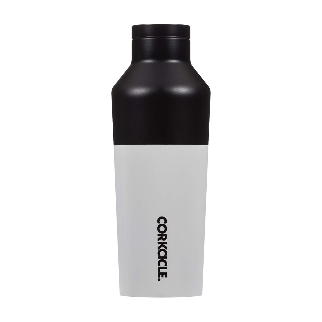 Corkcicle Trinkflasche und Thermoskanne, dreifach isoliert, auslaufsicher, Edelstahl, Modernes Schwa