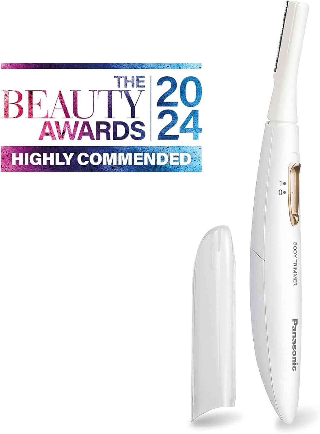 Panasonic ES-WR51 Kompakter Body-Trimmer, Haarentferner für Frauen, Damenrasierer, trocken, Batterie