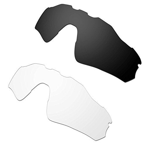 HKUCO Plus Mens Replacement Lenses For Oakley Radar EV Path - 2 pair