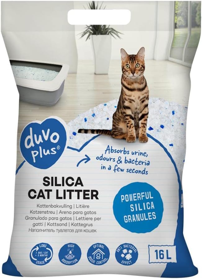 Duvo+ 989000 Katzenstreu Premium Silica, Cranberry