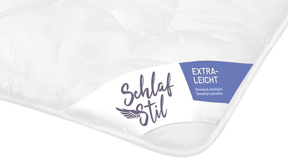 SCHLAFSTIL Kamelhaarbettdecke N500, Sommerdecke Extraleicht, feinster Kamelhaar Flaum 100% Kamelhaar