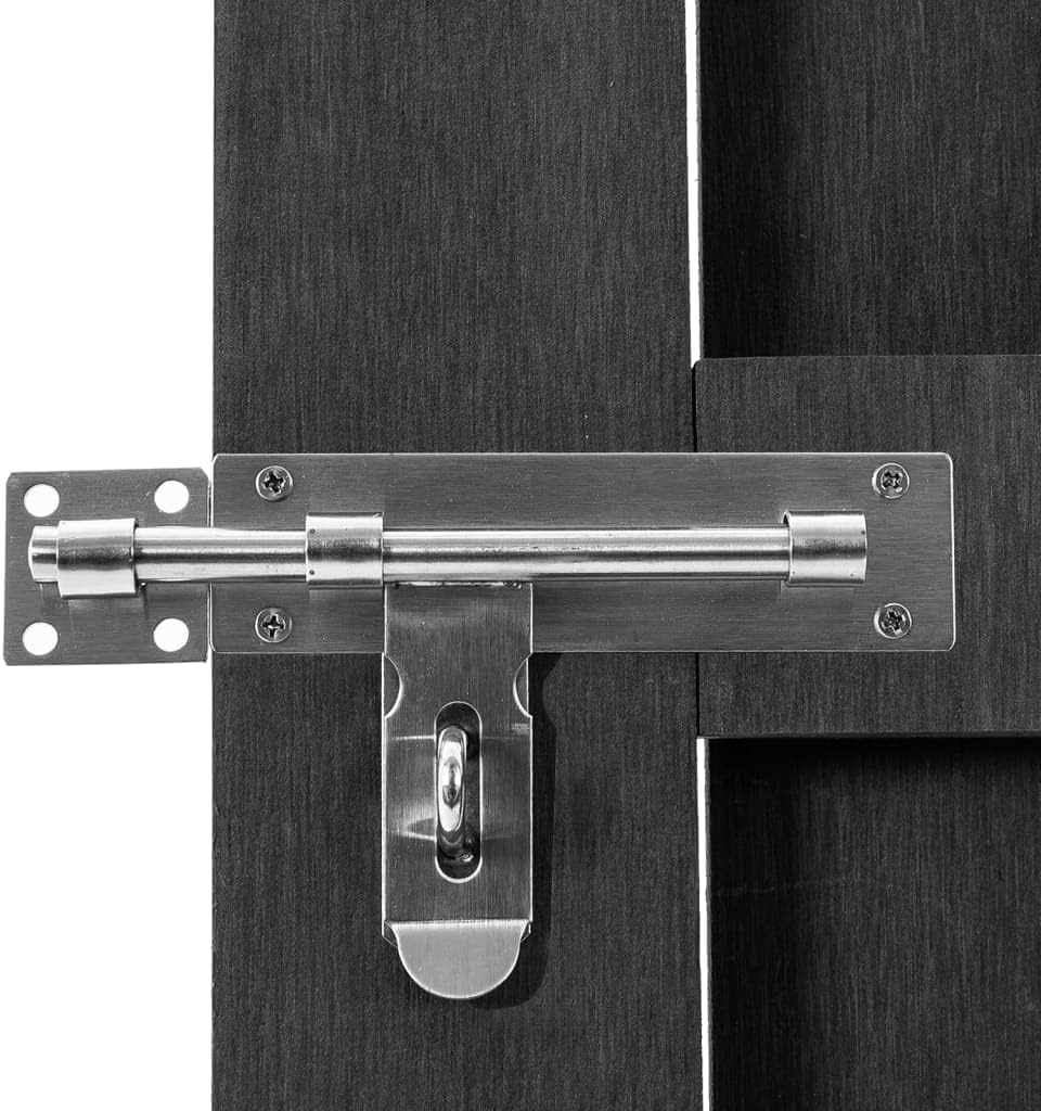 vidaXL Gartentor Zauntor Zauntür Gartentür Hoftor Pforte Gartenpforte Hoftür Einfahrtstor Gartenzaun