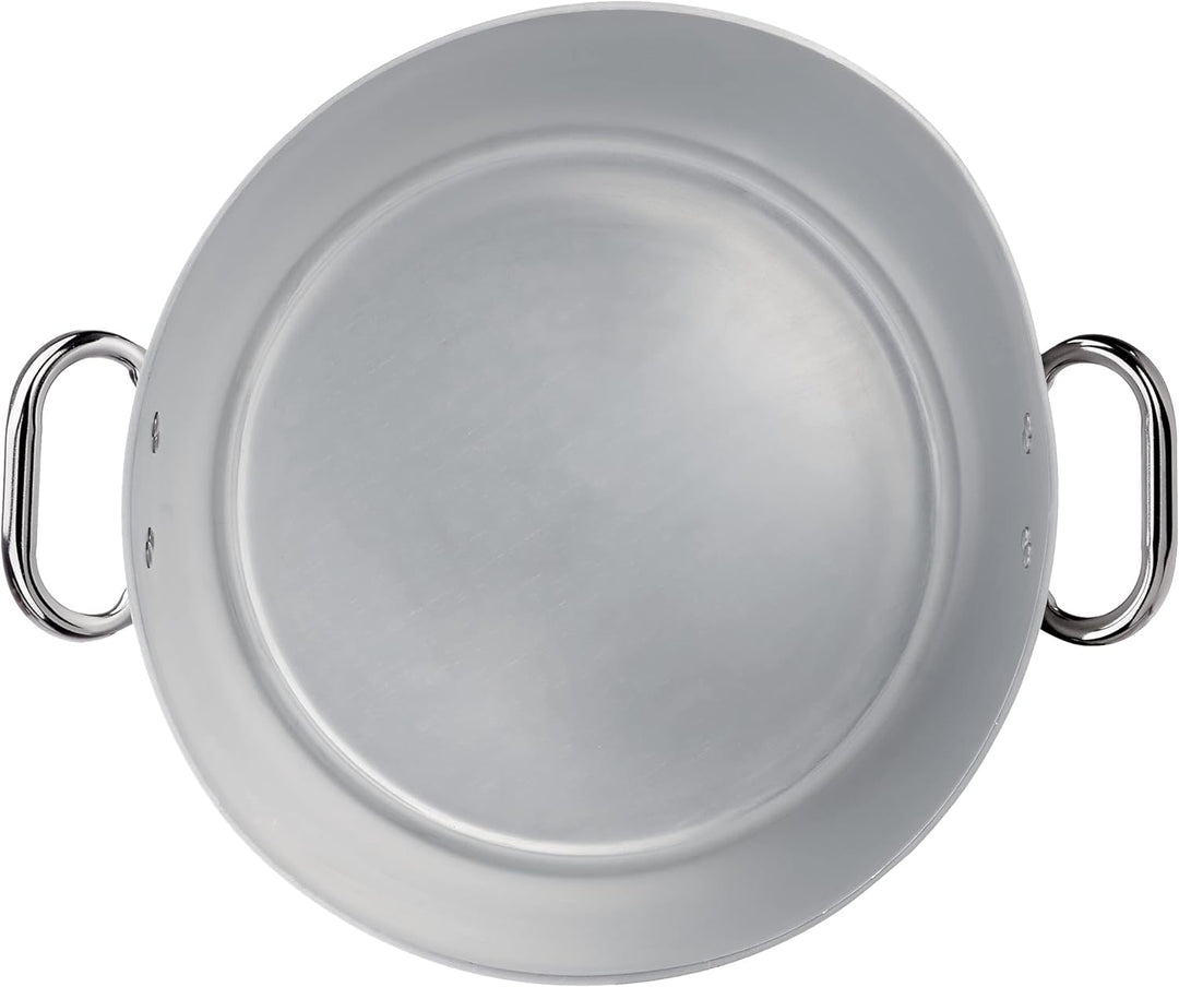 Pentole Agnelli ALMA10340 Hochtopf mit Zwei Griffen Edelstahl, professionelles Aluminium 3 mm, 46,5