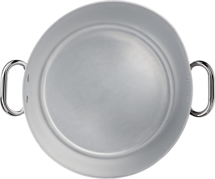 Pentole Agnelli ALMA10340 Hochtopf mit Zwei Griffen Edelstahl, professionelles Aluminium 3 mm, 46,5