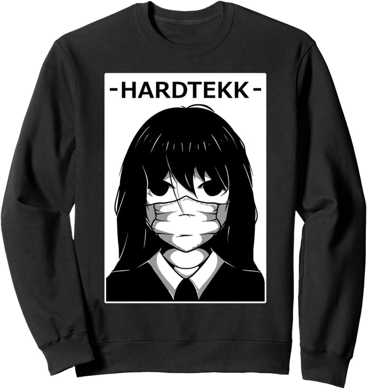 Hardtekk Merch Anime - Girl Rave Techno Tekk HARDTEKK Sweatshirt