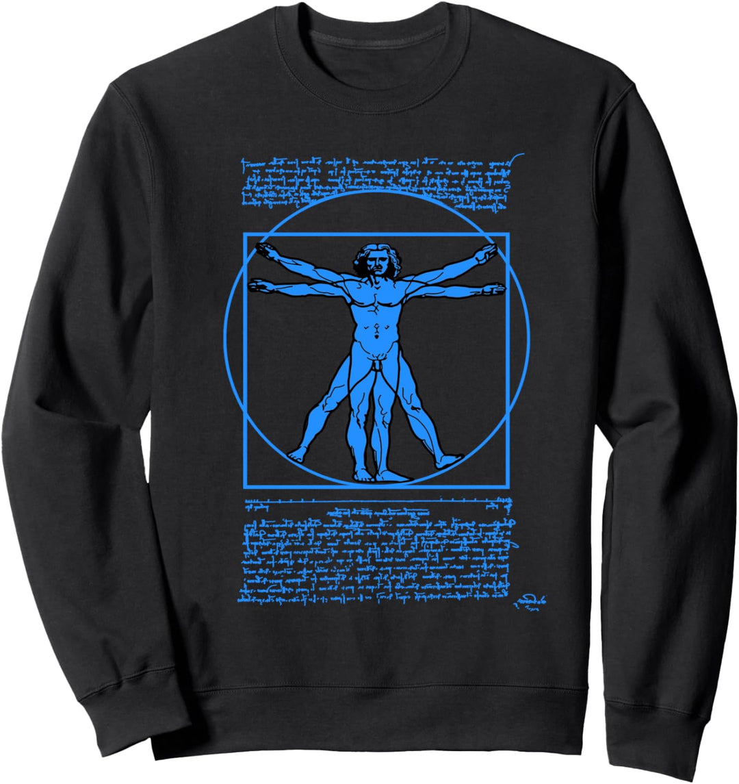 LEONARDO DA VINCI T SHIRT | der Vitruvianische Mensch Sweatshirt