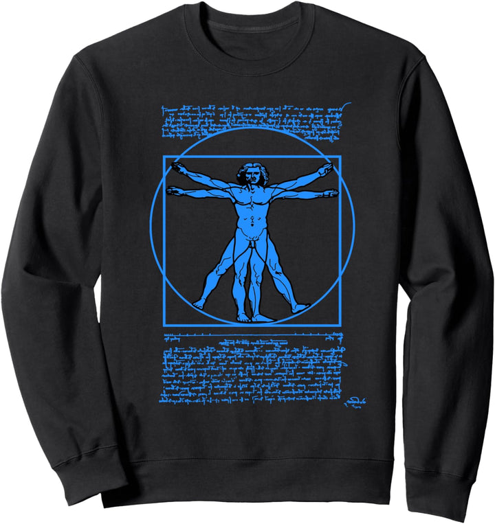 LEONARDO DA VINCI T SHIRT | der Vitruvianische Mensch Sweatshirt