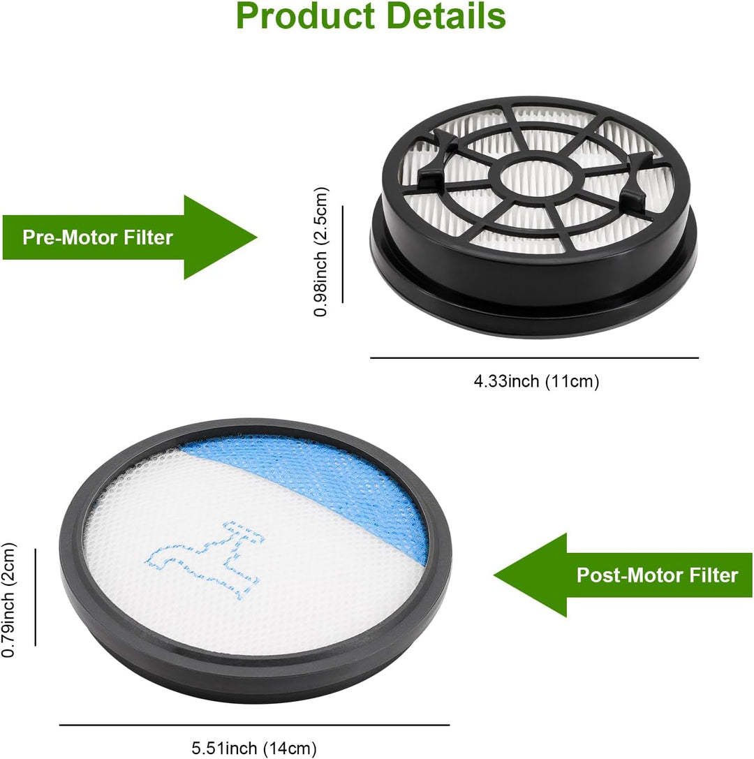 DingGreat 3 HEPA Filter Teil für Rowenta Swift Power Cyclonic RO2932EA RO2933EA RO2957EA RO2981EA RO