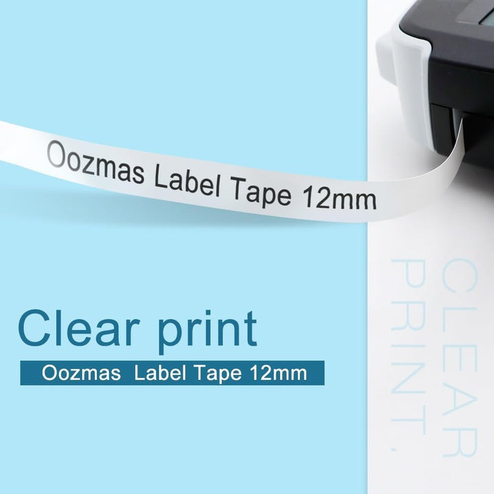 Oozmas a45013 S0720530 kompatible mit Dymo Etikettenband labelmanager 160 als Ersatz für Dymo D1 12m