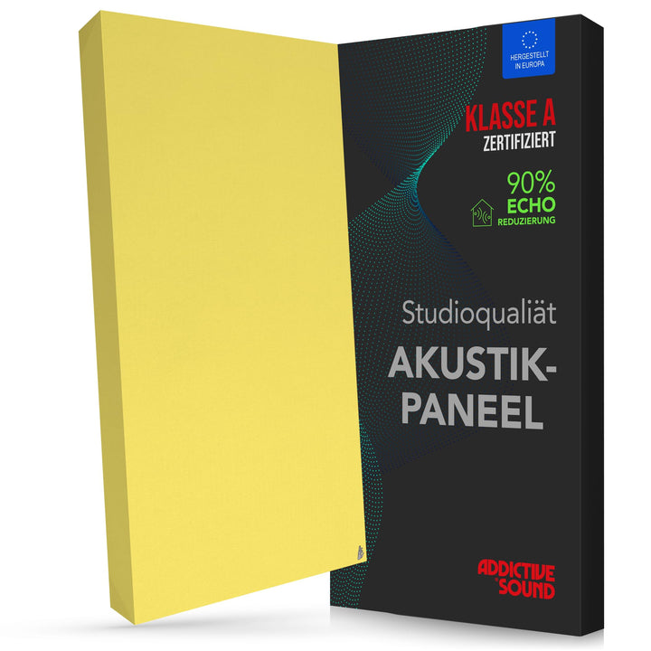Addictive Sound Schallabsorber Wand Premium, Studioqualität-Akustikpaneel mit Akustikwolle, Klasse A