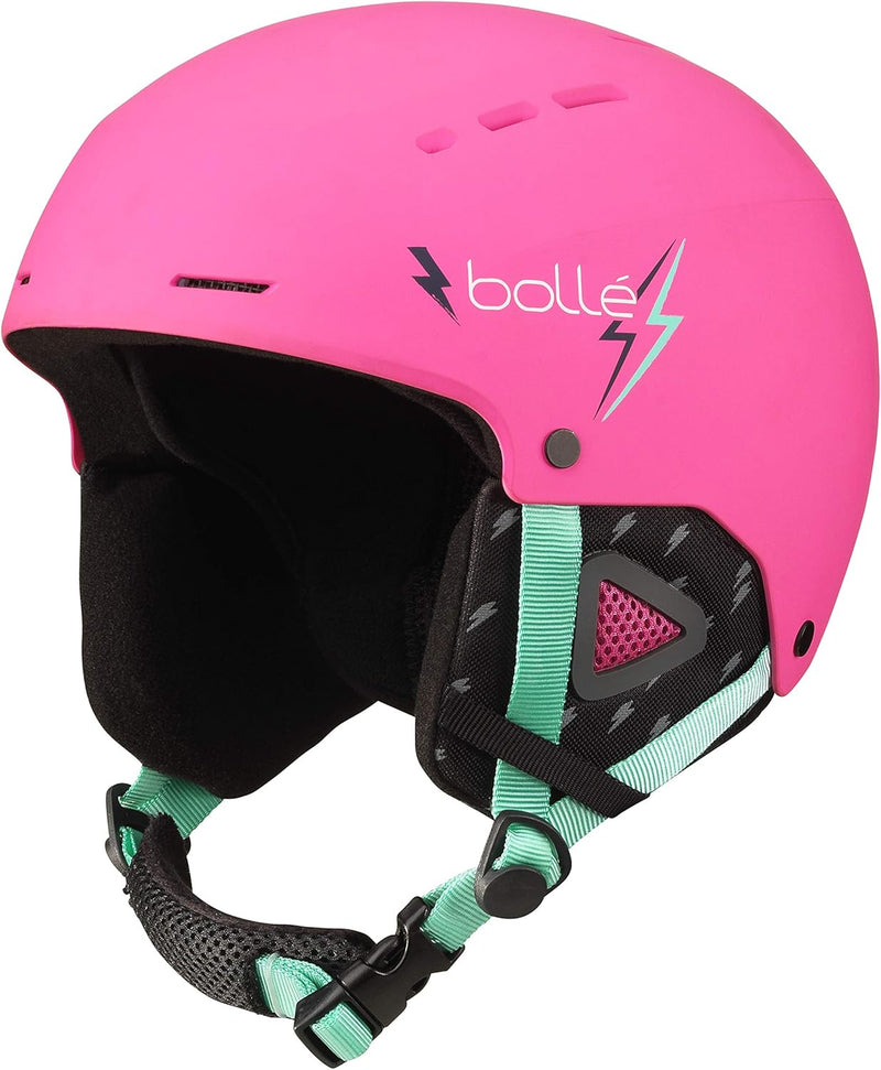 bollé Quiz Skihelm Pink Unisex Erwachsene 52-55 cm 49-52cm matte pink flash, 49-52cm matte pink flas