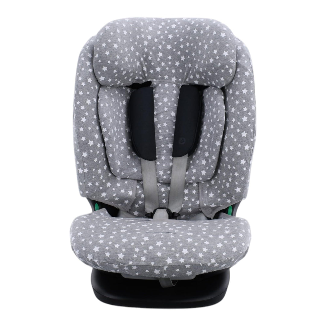 JYOKO Kids Bezug kompatibel mit Bebeconfort, Maxi Cosi Titan Pro, aus Baumwolle (White Star) Titan P