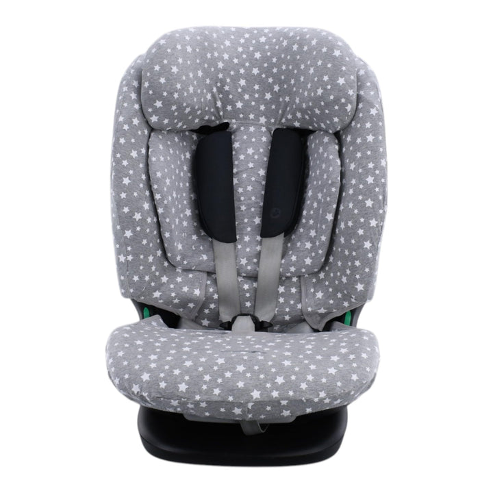 JYOKO Kids Bezug kompatibel mit Bebeconfort, Maxi Cosi Titan Pro, aus Baumwolle (White Star) Titan P