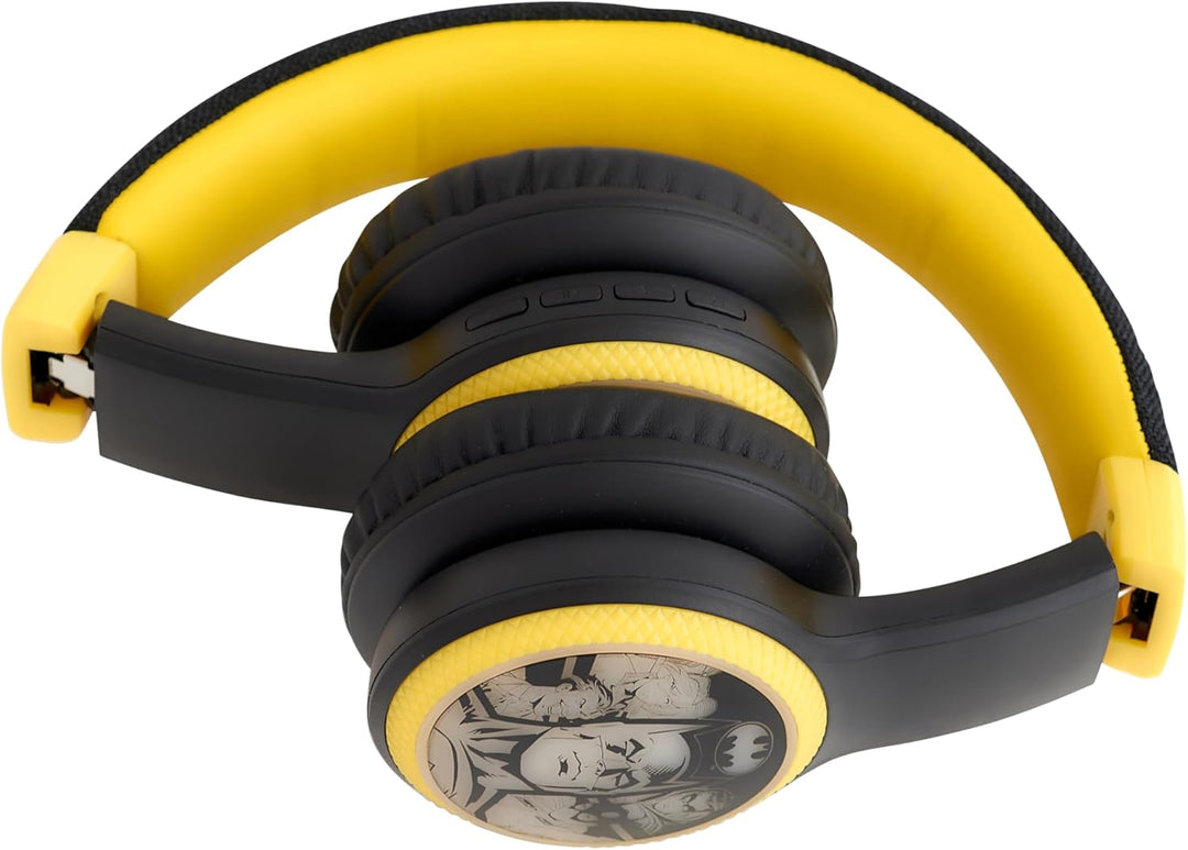 WONDEE Batman Geschenke, kabellose Bluetooth-Kopfhörer, beleuchtet, mit LED-Effekt, magische Kopfhör