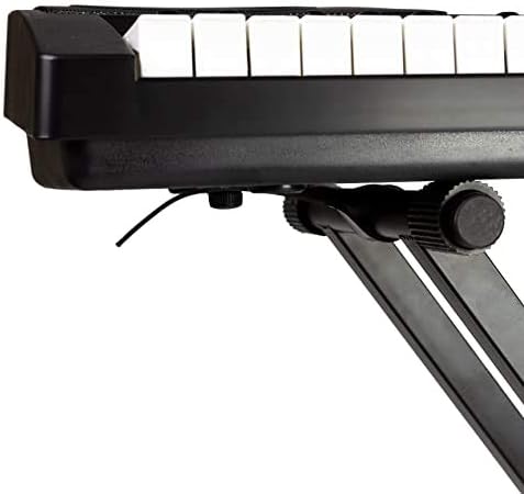 Rockjam Double Bracked Einstellbarer Tastaturständer mit Verriegelungsbändern Double Bracked
