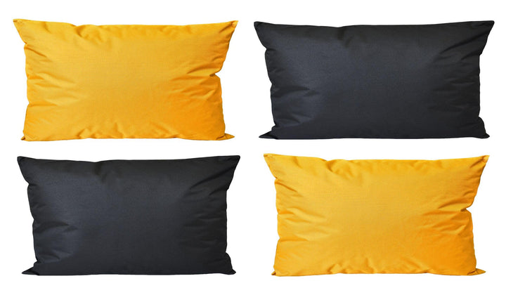 JACK 4X Outdoor Lounge Kissen 30x50cm viele Farben Dekokissen inkl. Füllung Wasserfest Sitzkissen Ga