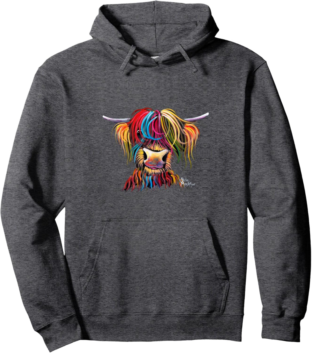 " NeLLY " mit Highland-Kuh-Aufdruck Pullover Hoodie