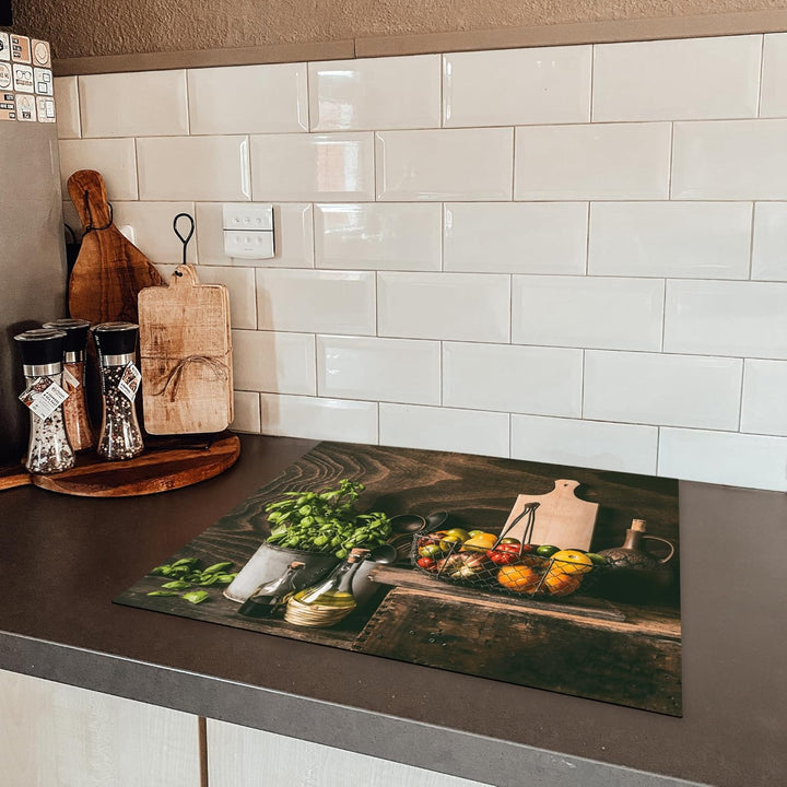 KitchenYeah© Herdabdeckplatte Einteilig Küche Ceranfeld Abdeckplatte Cerankochfeld Abdeckung Indukti
