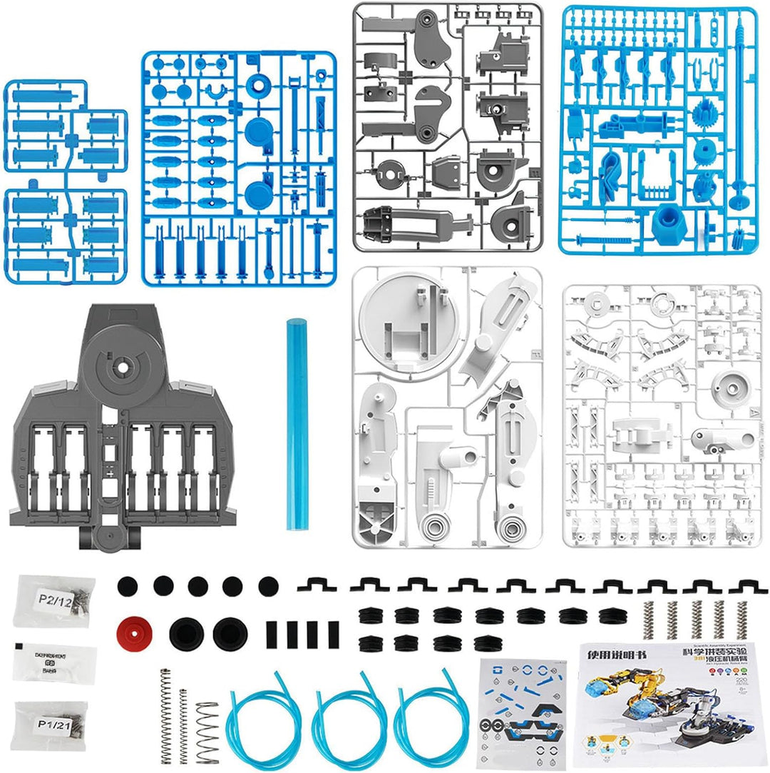 Tnfeeon Hydraulisch-mechanisches Armspielzeug, Hydraulischer Roboterarm mit Saugnapf für über 8 Jahr