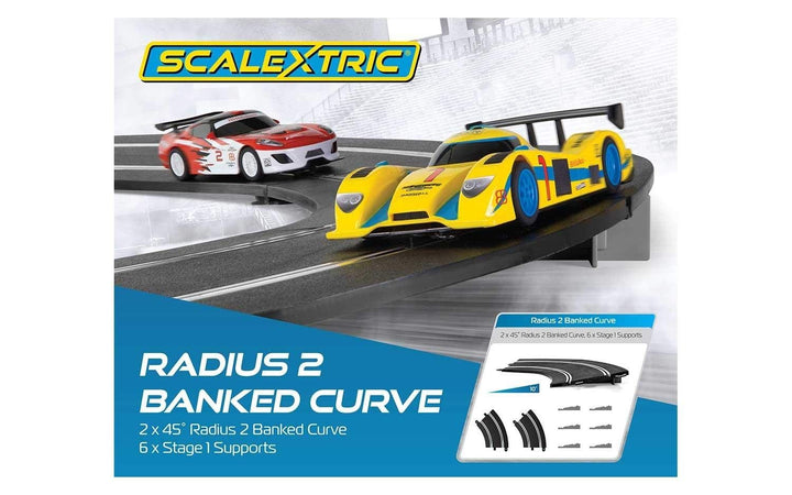 Steilkurve, R2, 45° Radius 2 -Banked curve 45°, Radius 2 -Banked curve 45°