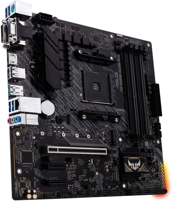 ASUS TUF GAMING A520M-PLUS WIFI Mainboard Sockel AMD A520 (Ryzen AM4, Micro ATX mit M.2-Unterstützun