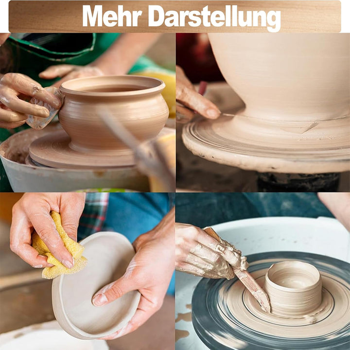 LINPHCEY Modellierwerkzeug-Set aus Ton, einfach zu bedienen, doppelseitiges Polymer- und Keramik-Sch