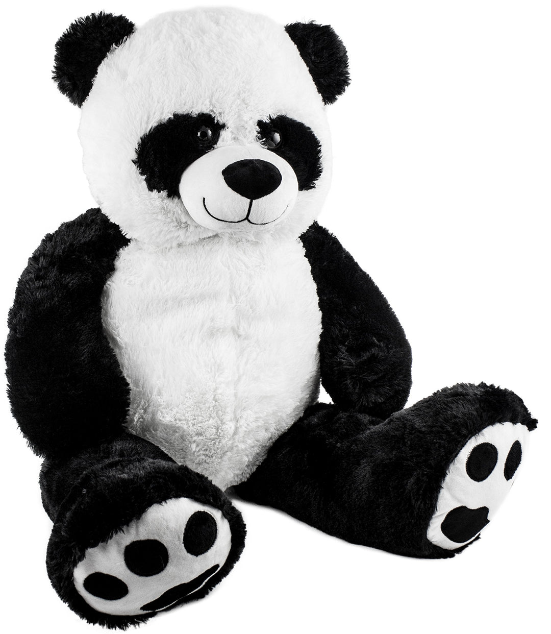 Brubaker XXL Panda 100 cm gross Stofftier Plüschtier Kuscheltier, Panda, 100 cm